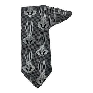 Cervantes Looney Tunes Bugs Bunny Vintage Novelty Necktie Polyester Silk Blend